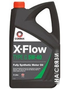 Моторное масло X-Flow Type G 5W-40 5л Comma