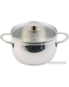 Кастрюля Магнолия Престиж со стеклянной крышкой 3.5 л Кухар