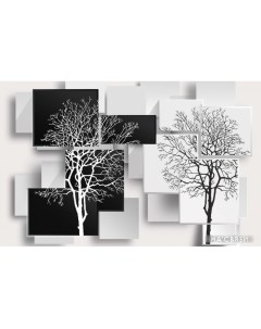 Фотообои Дерево 3D Инь-Янь 400x254 Citydecor