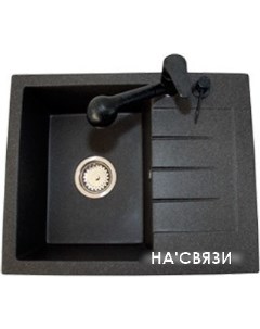 Кухонная мойка Mila (черный) Белэворс