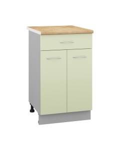 Шкаф-стол кухонный Кортекс-мебель Корнелия Лира НШ50р1ш