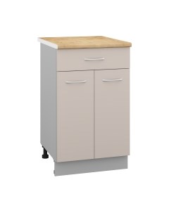 Шкаф-стол кухонный Кортекс-мебель Корнелия Лира НШ50р1ш