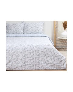 Комплект постельного белья Love Life Цветочки Евро / 10283984 Love life