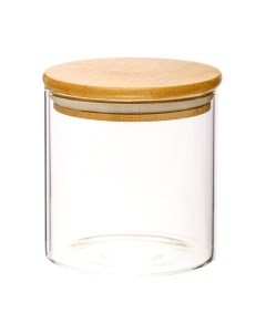 Емкость для хранения С бамбуковой крышкой 100x100x100 / Muj-06 Handy home