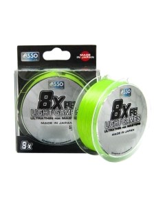 Леска плетеная Asso Light Games 8x Pe 0.148мм