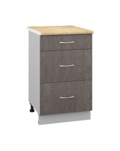 Шкаф-стол кухонный Кортекс-мебель Корнелия Лира НШ50р3ш