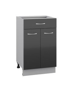 Шкаф-стол кухонный Кортекс-мебель Корнелия Лира НШ50р1ш без столешницы