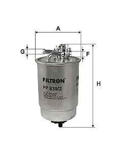 Топливный фильтр PP839/2 Filtron