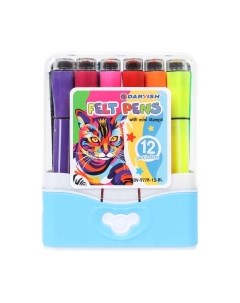 Фломастеры Darvish Штампы / DV-9778-12BL