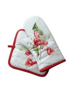 Набор прихваток Listelle Алые тюльпаны 7141201/203