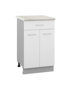 Шкаф-стол кухонный Кортекс-мебель Корнелия Лира НШ50р1ш