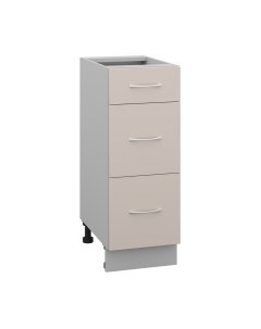 Шкаф-стол кухонный Кортекс-мебель Корнелия Лира НШ30р3ш без столешницы