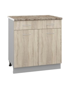 Шкаф-стол кухонный Кортекс-мебель Корнелия Лира НШ80р1ш