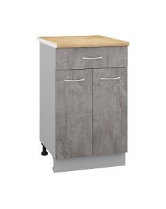 Шкаф-стол кухонный Кортекс-мебель Корнелия Лира НШ50р1ш