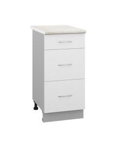 Шкаф-стол кухонный Кортекс-мебель Корнелия Лира НШ40р3ш