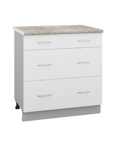 Шкаф-стол кухонный Кортекс-мебель Корнелия Лира НШ80р3ш