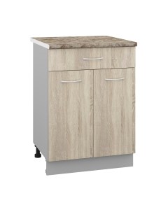 Шкаф-стол кухонный Кортекс-мебель Корнелия Лира НШ60р1ш