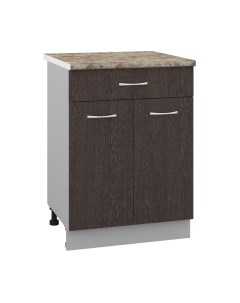 Шкаф-стол кухонный Кортекс-мебель Корнелия Лира НШ60р1ш