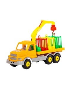 Автомобиль игрушечный Полесье Автомобиль для перевозки зверей Сталкер / 44303