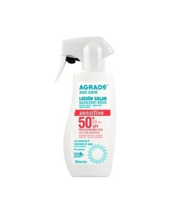 Лосьон солнцезащитный Agrado для чувствительной кожи SPF50+