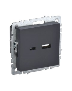 Розетка IEK Brite BR-U22-018-K53 Iek