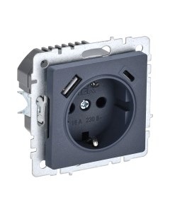 Розетка IEK Brite BR-R14-16-U22-018-K35 Iek