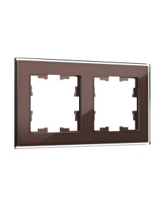 Рамка для выключателей и розеток IEK Brite BR-M22-G-K45 Iek