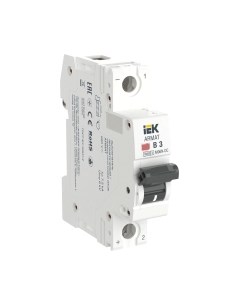 Выключатель автоматический IEK AR-M06N-1-B003DC Iek