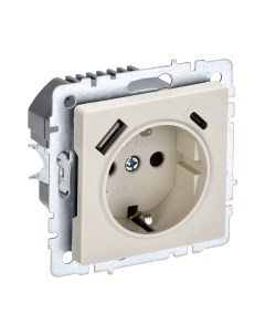 Розетка IEK Brite BR-R14-16-U22-018-K10 Iek