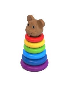 Развивающая игрушка Нордпласт Пирамида. Медведь / 421