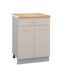 Шкаф-стол кухонный Кортекс-мебель Корнелия Лира НШ60р1ш