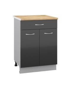 Шкаф-стол кухонный Кортекс-мебель Корнелия Лира НШ60р1ш