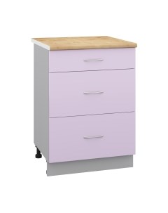 Шкаф-стол кухонный Кортекс-мебель Корнелия Лира НШ60р3ш