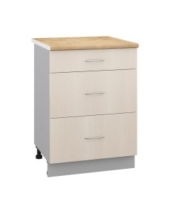 Шкаф-стол кухонный Корнелия Лира НШ60р3ш Кортекс-мебель