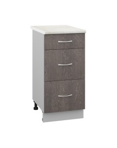 Шкаф-стол кухонный Кортекс-мебель Корнелия Лира НШ40р3ш