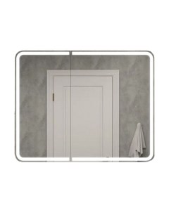 Шкаф с зеркалом для ванной Континент Elliott Led 100x80