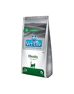 Сухой ветеринарный корм для кошек Farmina Vet Life Obesity