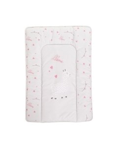 Пеленальный матрас Bambola Люкс Лама на сером 70x50 / 8027