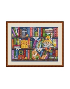 Набор для вышивания Книжная полка / K-34 Merejka