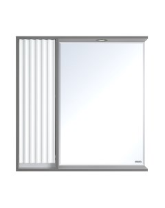 Шкаф с зеркалом для ванной Brevita Balaton 80 L / BAL-04080-01-Л