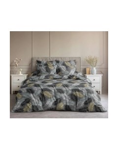 Комплект постельного белья Ночь нежна Тропики Стандарт Бязь 2 сп. Евро 70x70 / 70077-1