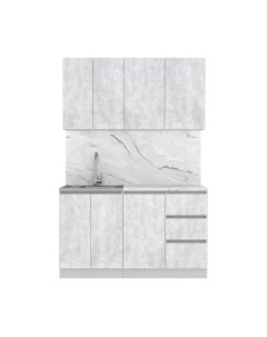 Кухонный гарнитур Мэри СН-114 ДСП 1.4м Артём-мебель