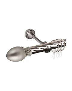 Карниз для штор Grace D25К + наконечники Овал узор Ас форос