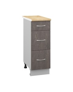 Шкаф-стол кухонный Кортекс-мебель Корнелия Лира НШ30р3ш