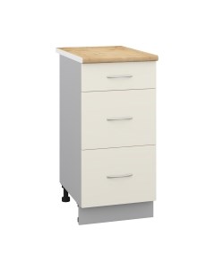 Шкаф-стол кухонный Кортекс-мебель Корнелия Лира НШ40р3ш