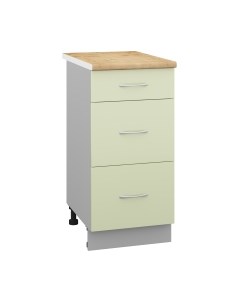 Шкаф-стол кухонный Кортекс-мебель Корнелия Лира НШ40р3ш