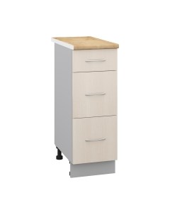 Шкаф-стол кухонный Корнелия Лира НШ30р3ш Кортекс-мебель