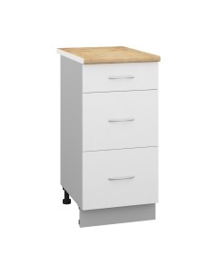 Шкаф-стол кухонный Кортекс-мебель Корнелия Лира НШ40р3ш