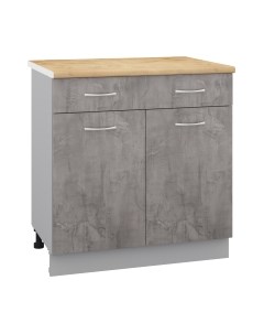 Шкаф-стол кухонный Кортекс-мебель Корнелия Лира НШ80р1ш