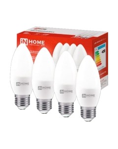 Лампа INhome LED-Свеча-VC 14Вт 230В Е27 4000К 1330Лм / 4690612052342 Inhome